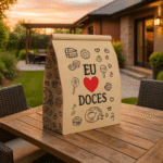 Saco Kraft delivery amo doces - Imagem 3