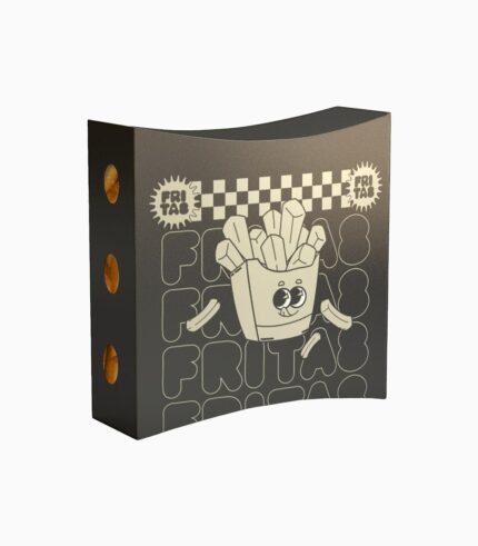 Caixa de batata fechada pequena