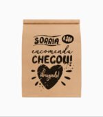 Saco Kraft delivery sorria sua encomenda chegou - Imagem 2